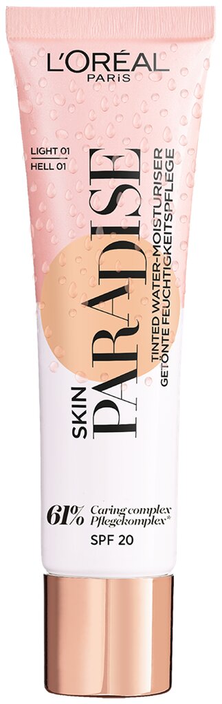 Sävytetty kasvovoide L'Oreal Paris Skin Paradise SPF20, 30 ml 03 Fair hinta ja tiedot | Kasvovoiteet | hobbyhall.fi