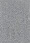 NARMA Diby -kaksipuolinen plasticWeave matto, musta-valkoinen, 70 x cm hinta ja tiedot | Isot matot | hobbyhall.fi