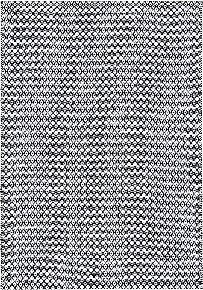 NARMA Diby -kaksipuolinen plasticWeave matto, musta-valkoinen, 70 x 300 cm hinta ja tiedot | Isot matot | hobbyhall.fi