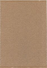 NARMA Diby -kaksipuolinen plasticWeave matto, ruskea, 70 x 250 cm hinta ja tiedot | Isot matot | hobbyhall.fi