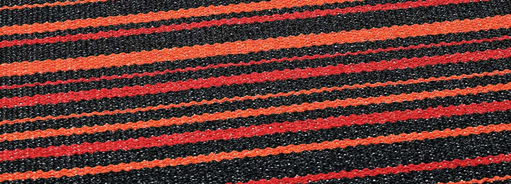 NARMA Hullo -kaksipuolinen plasticWeave matto, punainen-oranssi, 70 x 150 cm hinta ja tiedot | Isot matot | hobbyhall.fi