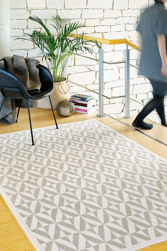 NARMA Puha -kaksipuolinen smartWeave® chenillematto, valkoinen-beige, 160 x 230 cm hinta ja tiedot | Isot matot | hobbyhall.fi