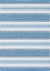NARMA Runö -kaksipuolinen plasticWeave matto, sininen, 70 x 350 cm hinta ja tiedot | Isot matot | hobbyhall.fi