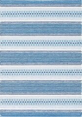 NARMA Runö -kaksipuolinen plasticWeave matto, sininen, 70 x 150 cm hinta ja tiedot | Isot matot | hobbyhall.fi