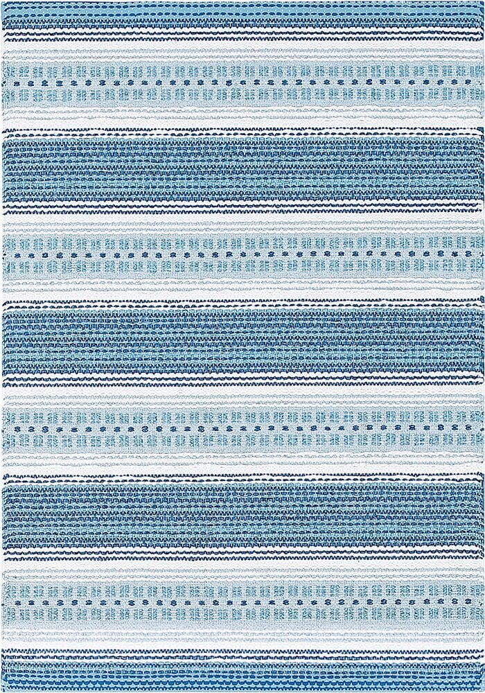 NARMA Runö -kaksipuolinen plasticWeave matto, sininen, 70 x 200 cm hinta ja tiedot | Isot matot | hobbyhall.fi