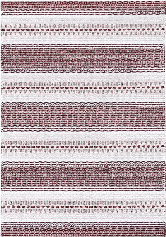 NARMA Runö -kaksipuolinen plasticWeave matto, viininpunainen, 70 x 300 cm hinta ja tiedot | Isot matot | hobbyhall.fi