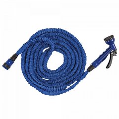 Joustava puutarhaletku suuttimella Bradas Trick Hose 5m-15m, sininen hinta ja tiedot | Puutarhaletkut, kastelukannut ja muut kastelutarvikkeet | hobbyhall.fi