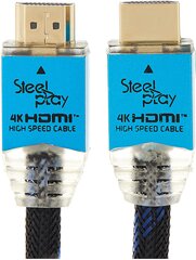 Steelplay 4k 2.0 Hdmi High Speed Ultra Hd Led Cable (Ps4/Ps3/Xbox One/PC) hinta ja tiedot | Kaapelit ja adapterit | hobbyhall.fi