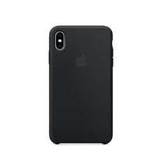 Apple Silicone Cover MRWE2ZM/A Black hinta ja tiedot | Puhelimen kuoret ja kotelot | hobbyhall.fi