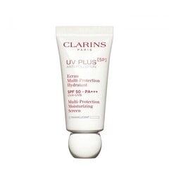 Clarins UV Plus Multi-Protection SPF50-PA+++ - Läpikuultava, suojaava sekä kosteuttava kasvovoide. Koko : 30 ml. hinta ja tiedot | Kasvovoiteet | hobbyhall.fi