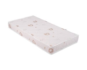 Lasten patja Kikkaboo Memory Comfort 70x140x12 cm, Elefantit Vaaleanpunainen hinta ja tiedot | Kikkaboo Makuuhuone | hobbyhall.fi