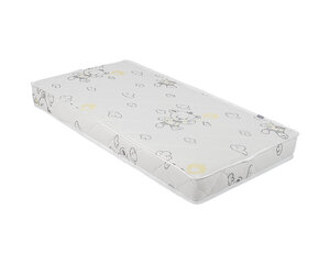 Lasten patja Kikkaboo Memory Comfort 70x140x12 cm, Karhunharmaa, karhunharmaa hinta ja tiedot | Patjat | hobbyhall.fi