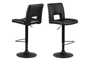 2 tuolin sarja, Sylvia, musta hinta ja tiedot | Ruokapöydän tuolit | hobbyhall.fi