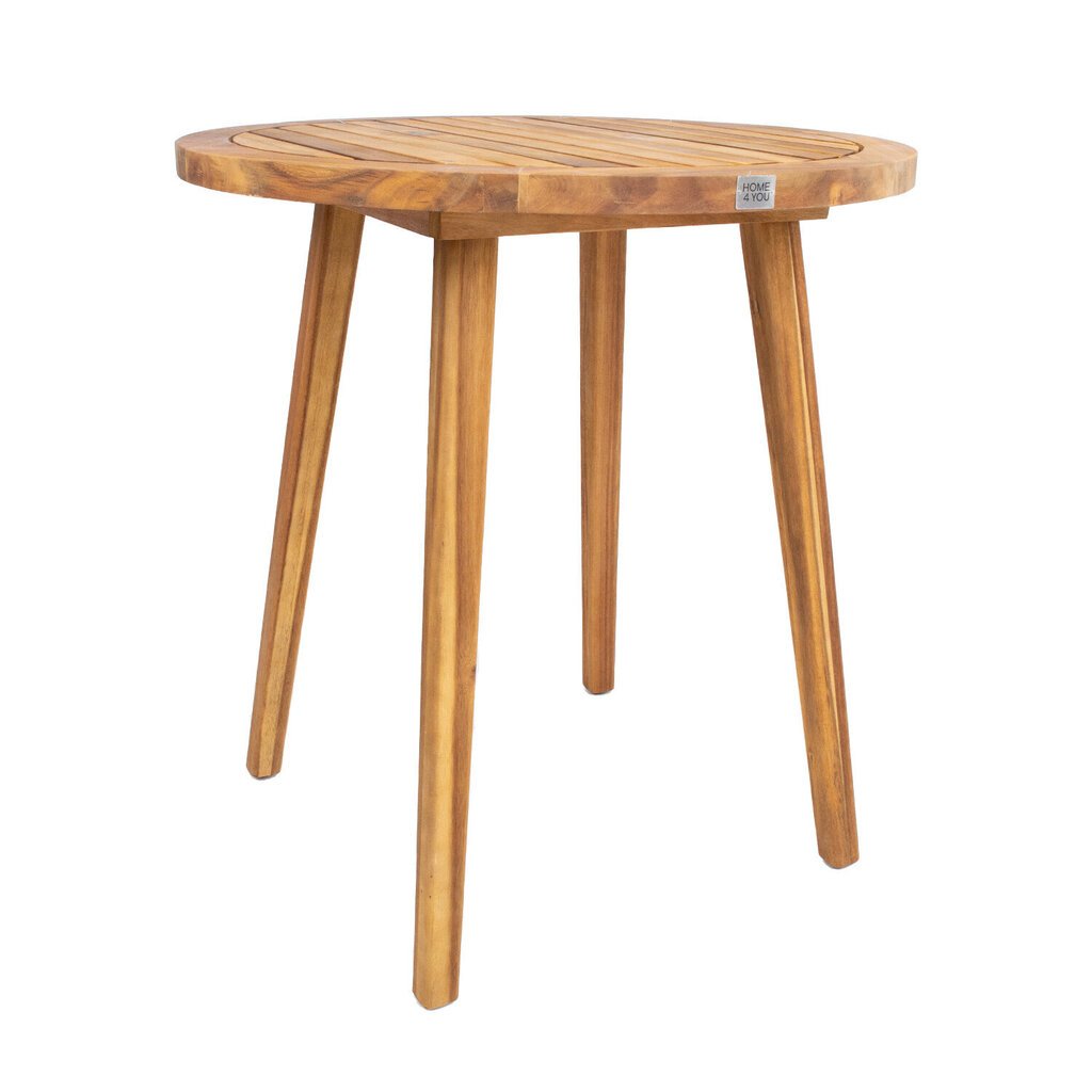 Pöytä FLORIAN D70xH75cm, akaasia, puu hinta ja tiedot | Puutarhapöydät | hobbyhall.fi