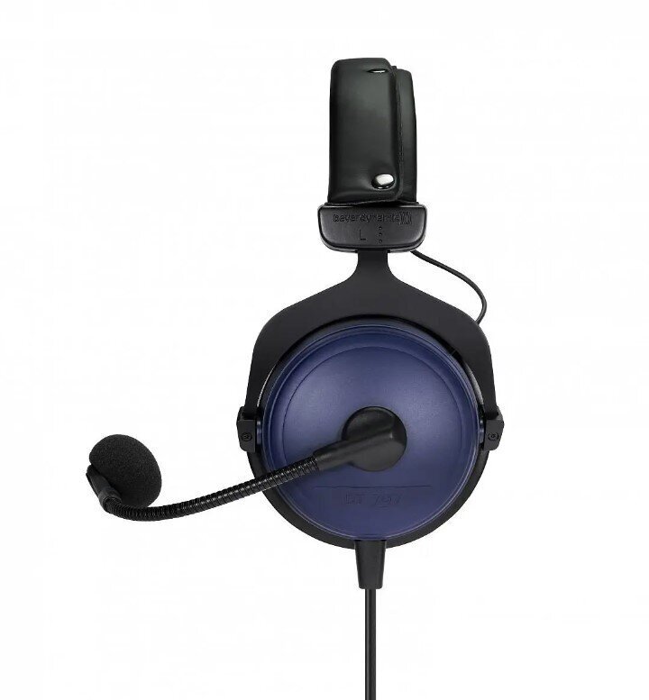 Beyerdynamic kuulokkeet DT 797 PV Over-ear, mikrofoni, melua vaimentava, langallinen, musta/sininen hinta ja tiedot | Kuulokkeet | hobbyhall.fi