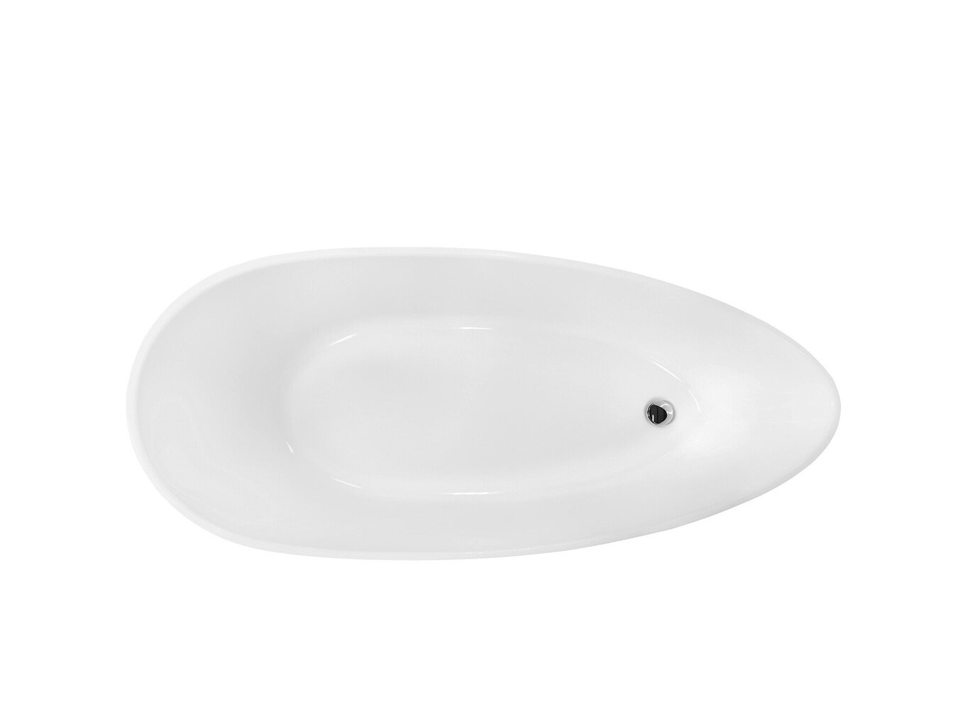 Bath Besco Assos S-Line 160, napsauta ja napsauta Chrome hinta ja tiedot | Kylpyammeet | hobbyhall.fi