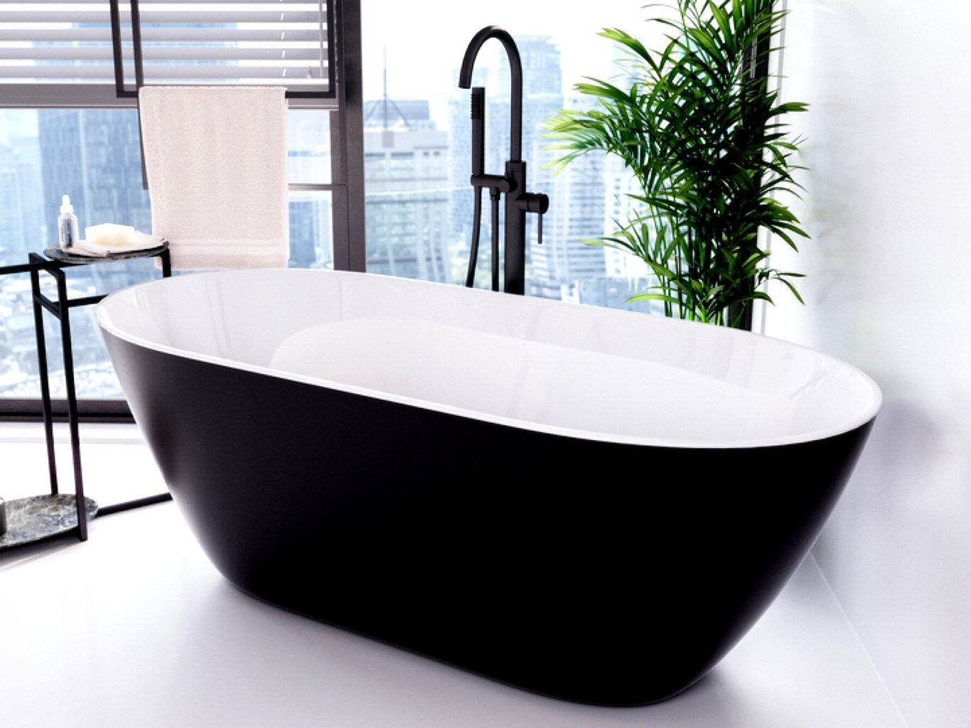 Bath Besco Assos S-Line 160, napsauta ja napsauta Chrome hinta ja tiedot | Kylpyammeet | hobbyhall.fi