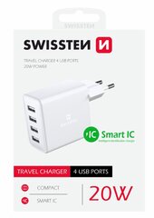 Swissten Smart IC Premium hinta ja tiedot | Puhelimen laturit | hobbyhall.fi
