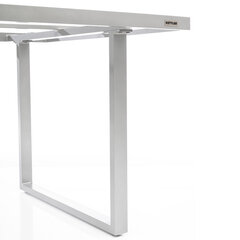 Pöydän runko Kettler Ego Modular Dining, 160x95x68 cm, hopea hinta ja tiedot | Pöytälevyt | hobbyhall.fi
