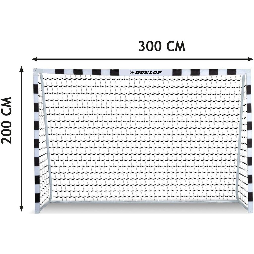 Jalkapallomaali Dunlop, 300x205 cm hinta ja tiedot | Jalkapallomaalit ja verkot | hobbyhall.fi