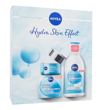 Setti Nivea Hydra Skin Effect: intensiivisesti kosteuttava kasvovoide, 50 ml + misellivesi, 400 ml hinta ja tiedot | Kasvovoiteet | hobbyhall.fi