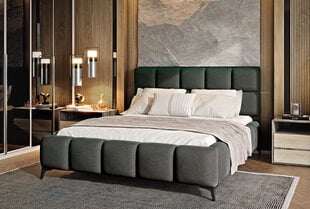 Sänky NORE Flores 04, 140x200 cm, harmaa hinta ja tiedot | Sängyt | hobbyhall.fi