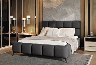 Sänky NORE Savoi 06, 140x200 cm, harmaa hinta ja tiedot | Sängyt | hobbyhall.fi