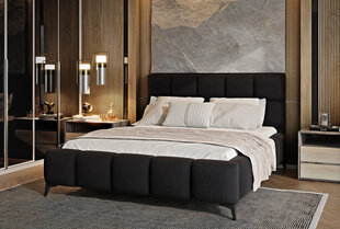 Sänky NORE Vero 10, 140x200 cm, musta hinta ja tiedot | Sängyt | hobbyhall.fi