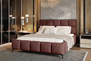 Sänky NORE Lukso 24, 140x200 cm, ruskea hinta ja tiedot | Sängyt | hobbyhall.fi