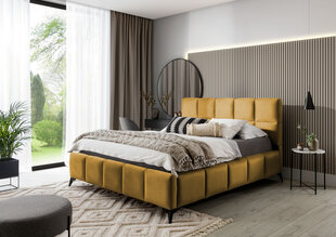 Sänky NORE Nube 45, 140x200 cm, keltainen hinta ja tiedot | Sängyt | hobbyhall.fi