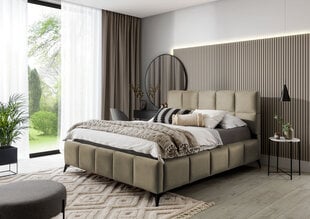 Bed NORE Nube 20, 160x200 cm, beige väri hinta ja tiedot | Sängyt | hobbyhall.fi