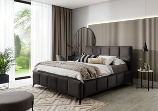 Sänky NORE Riviera 97, 160x200 cm, ruskea hinta ja tiedot | Sängyt | hobbyhall.fi