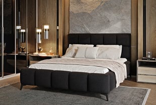 Sänky NORE Vero 10, 180x200 cm, musta hinta ja tiedot | Sängyt | hobbyhall.fi