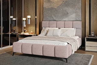 Sänky NORE Gojo 101, 180x200 cm, vaaleanpunainen hinta ja tiedot | Sängyt | hobbyhall.fi