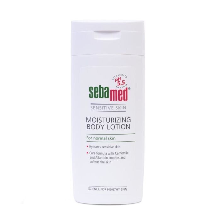 SebaMed Sensitive Skin Moisturizing vartaloemulsio 200 ml hinta ja tiedot | Vartalovoiteet ja -emulsiot | hobbyhall.fi