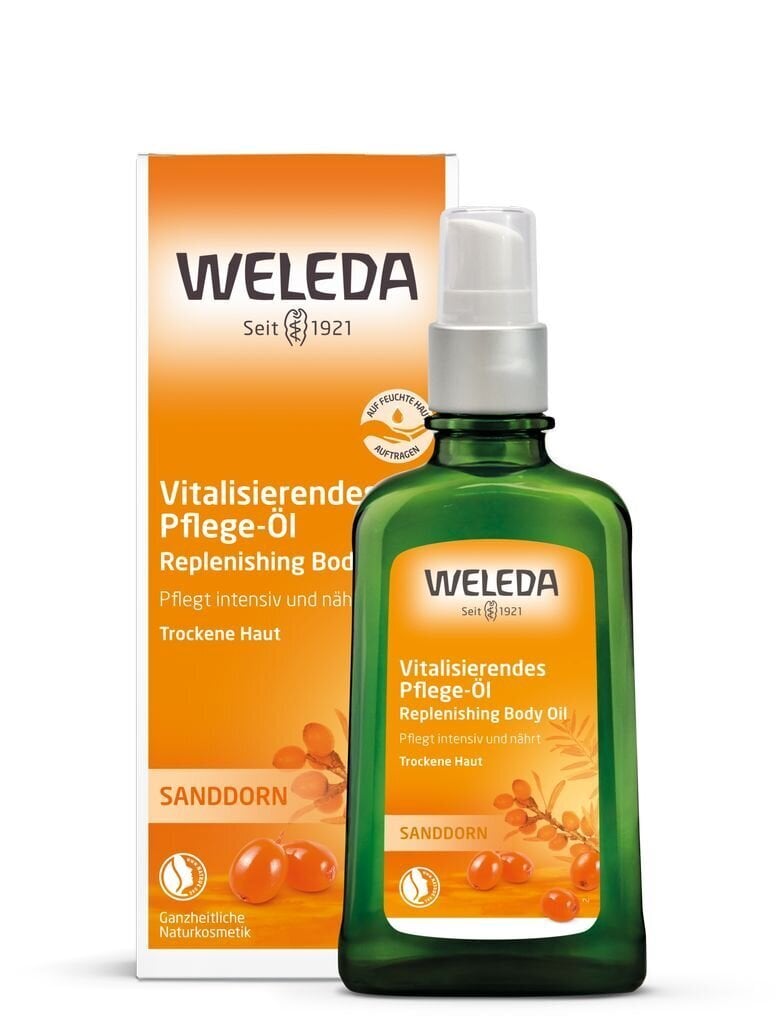 Weleda Sea Buckthorn Replenishing vartaloöljy 100 ml hinta ja tiedot | Vartalovoiteet ja -emulsiot | hobbyhall.fi