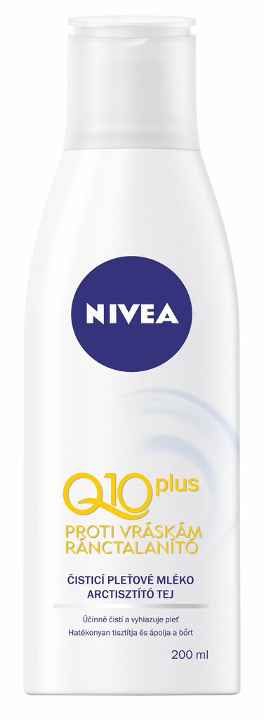 Nivea Q10 Plus puhdistusmaito 200 ml hinta ja tiedot | Vartalovoiteet ja -emulsiot | hobbyhall.fi