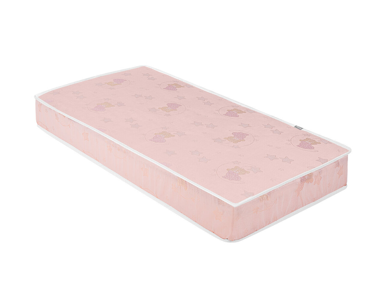 Lasten patja Kikkaboo CocoCraft 60x120x15 cm, Karhu vaaleanpunainen hinta ja tiedot | Patjat | hobbyhall.fi