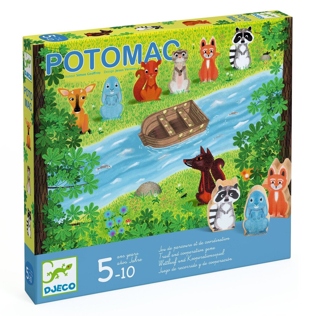 Lautapeli - Potomac River, DJECO DJ08407 hinta ja tiedot | Lautapelit ja älypelit | hobbyhall.fi