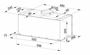 Schlosser FG60PBIX hinta ja tiedot | Liesituulettimet | hobbyhall.fi