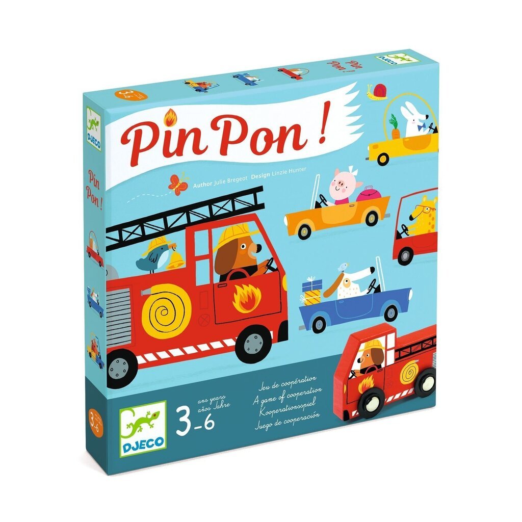 Lautapeli - Palomiehet ”PinPon! ”, DJEKO DJ08571 hinta ja tiedot | Lautapelit ja älypelit | hobbyhall.fi