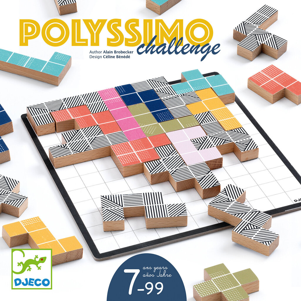 Strateginen lautapeli - Polyssimo challenge, DJECO DJ08493 hinta ja tiedot | Lautapelit ja älypelit | hobbyhall.fi