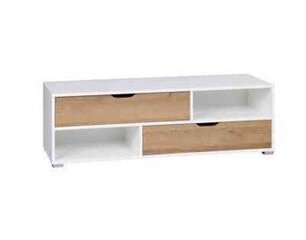 TV-pöytä BSL Concept Iwa, 135x40x40 cm, valkoinen hinta ja tiedot | TV-tasot | hobbyhall.fi