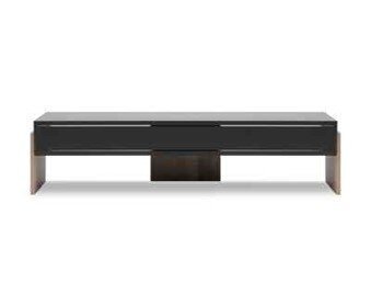 TV-pöytä BSL Concept Zhuri, 120x35x30 cm, musta hinta ja tiedot | TV-tasot | hobbyhall.fi