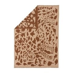 Iittala pliseerattu OTC Cheetah ruskea, 180x130 cm, 180x130 cm. hinta ja tiedot | Iittala Kodintekstiilit | hobbyhall.fi