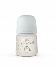 Pullo Suavinex 150 ml, Spread Joy Grey -levityspullo hinta ja tiedot | Tuttipullot ja tarvikkeet | hobbyhall.fi