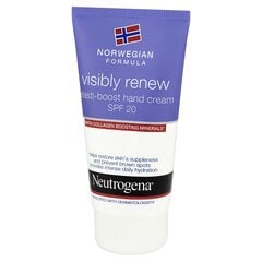 Pehmentävä käsivoide Neutrogena Visibly Renew 75 ml hinta ja tiedot | Vartalovoiteet ja -emulsiot | hobbyhall.fi