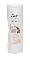 Dove Nourishing Secrets Coconut Oil &amp; Almond Milk -vartalovoide, 400 ml hinta ja tiedot | Vartalovoiteet ja -emulsiot | hobbyhall.fi