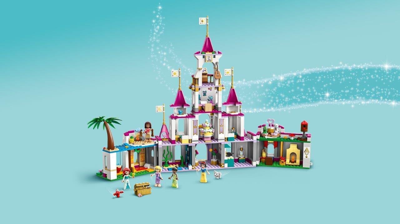 43205 LEGO® Disney Princess™ Adventure -linna ilman sänkyä hinta ja tiedot | LEGOT ja rakennuslelut | hobbyhall.fi