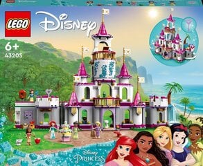 43205 LEGO® Disney Princess™ Adventure -linna ilman sänkyä hinta ja tiedot | LEGOT ja rakennuslelut | hobbyhall.fi